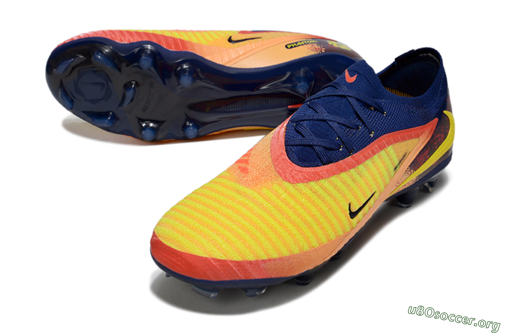 Nike Phantom 6 Elite Low FG Football Boots - Yellow/Red/Blue/Gold 0