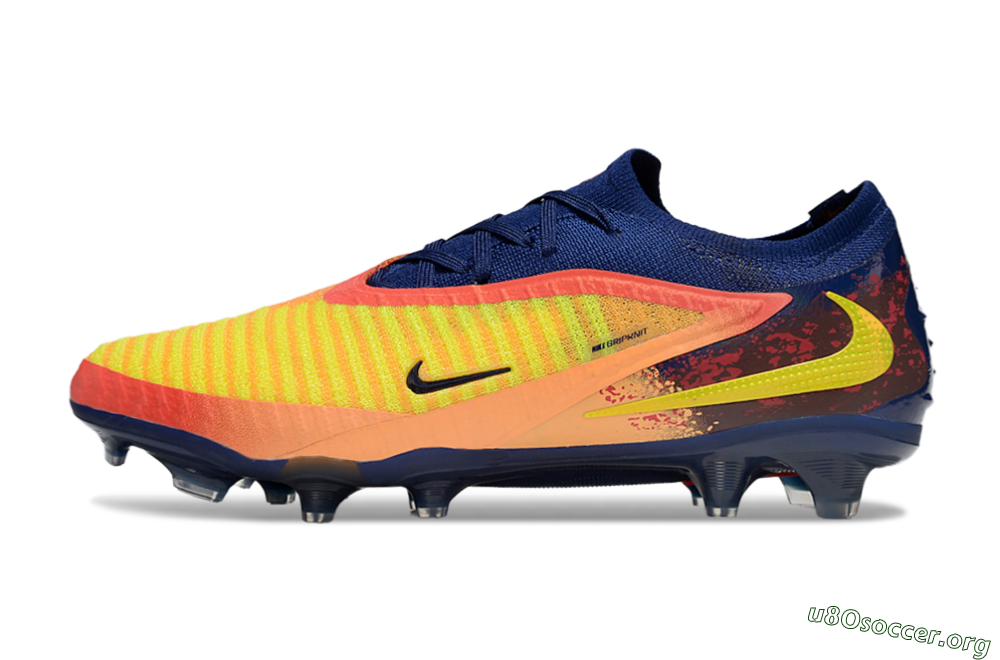 Nike Phantom 6 Elite Low FG Football Boots - Yellow/Red/Blue/Gold 3