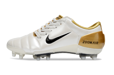 Nike Air Zoom Total 90 III FG Football Boots - White/Black/Gold
