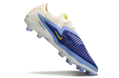 Nike Phantom 6 Elite Low FG Football Boots - Blue/White/Yellow