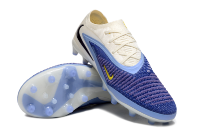 Nike Phantom 6 Elite Low FG Football Boots - Blue/White/Yellow