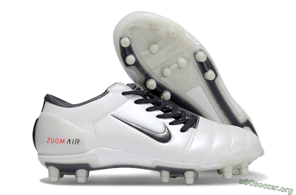 Nike Air Zoom Total 90 III FG Football Boots - White/Black/Red 2