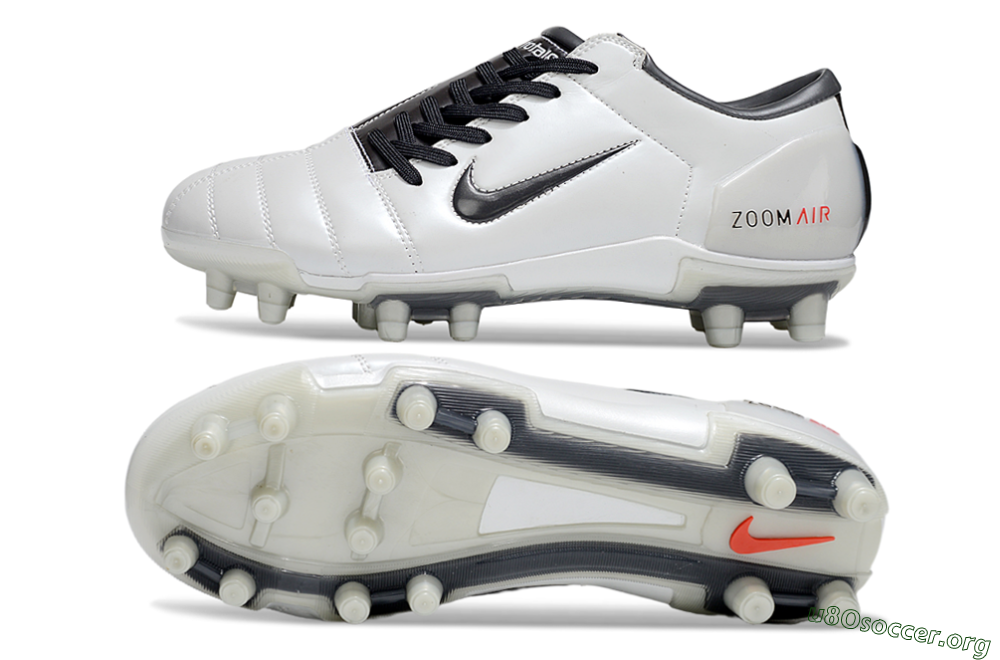 Nike Air Zoom Total 90 III FG Football Boots - White/Black/Red 1