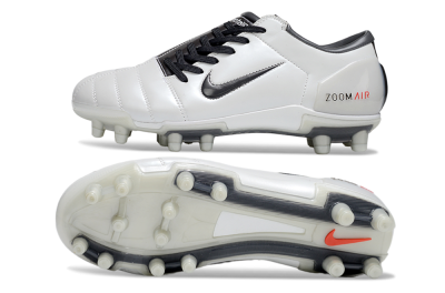 Nike Air Zoom Total 90 III FG Football Boots - White/Black/Red