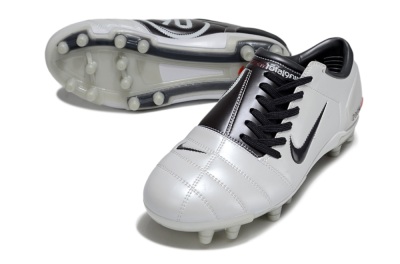 Nike Air Zoom Total 90 III FG Football Boots - White/Black/Red