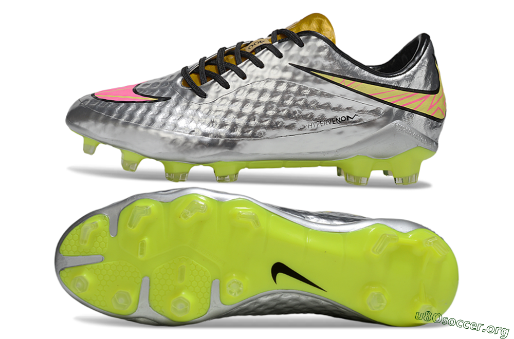 Nike Hypervenom Phantom Rgn SE FG Football Boots - Silver/Pink/Gold 1