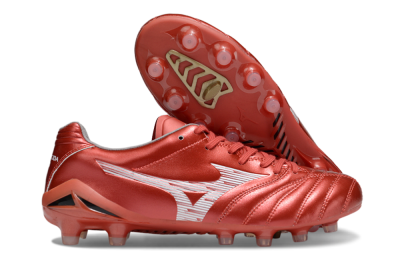 Mizuno Morelia Neo 4 FG Football Boots - Red/White