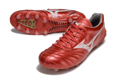 Mizuno Morelia Neo 4 FG Football Boots - Red/White