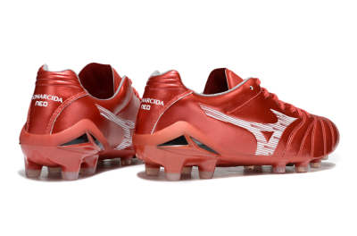 Mizuno Morelia Neo 4 FG Football Boots - Red/White
