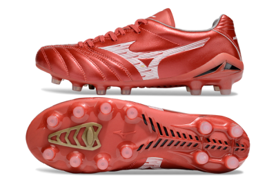 Mizuno Morelia Neo 4 FG Football Boots - Red/White