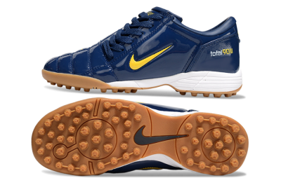 Nike Total 90 III TF Football Shoes - Blue/Yellow/White
