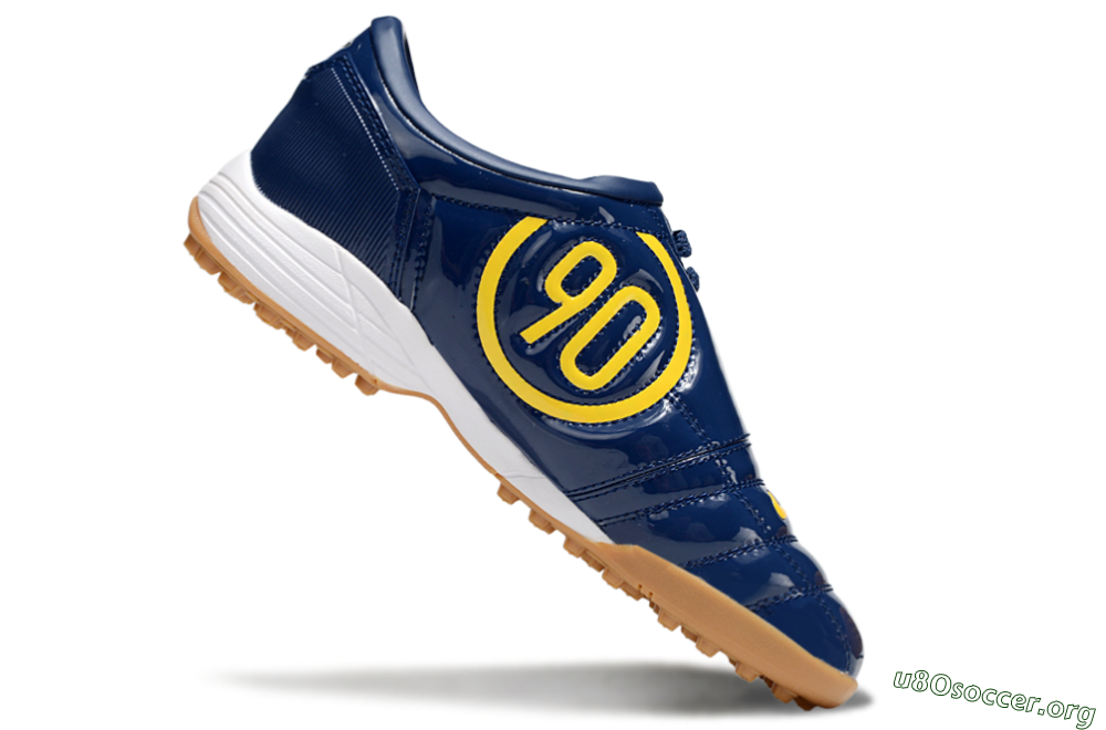 Nike Total 90 III TF Football Shoes - Blue/Yellow/White 4