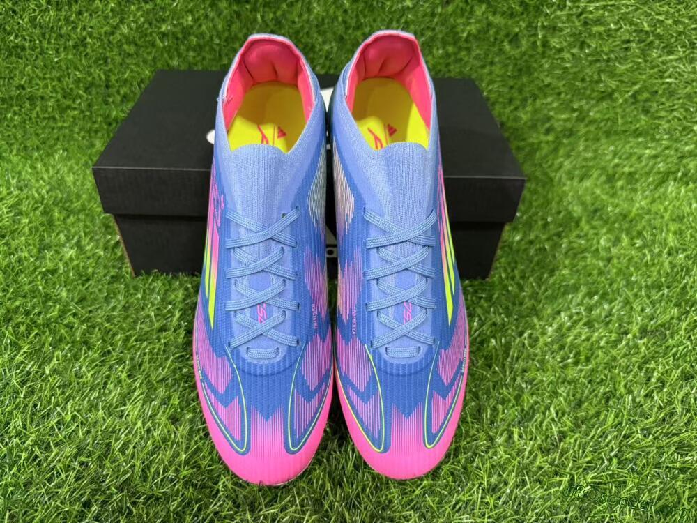 Adidas F50+ Lightstrike Pro FG Football Boots - Blue/Pink/Yellow