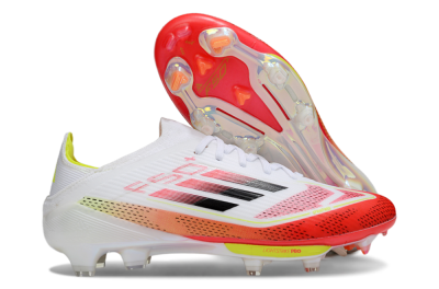 Adidas F50+ Lightstrike Pro FG Football Boots - White/Red/Black