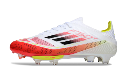 Adidas F50+ Lightstrike Pro FG Football Boots - White/Red/Black