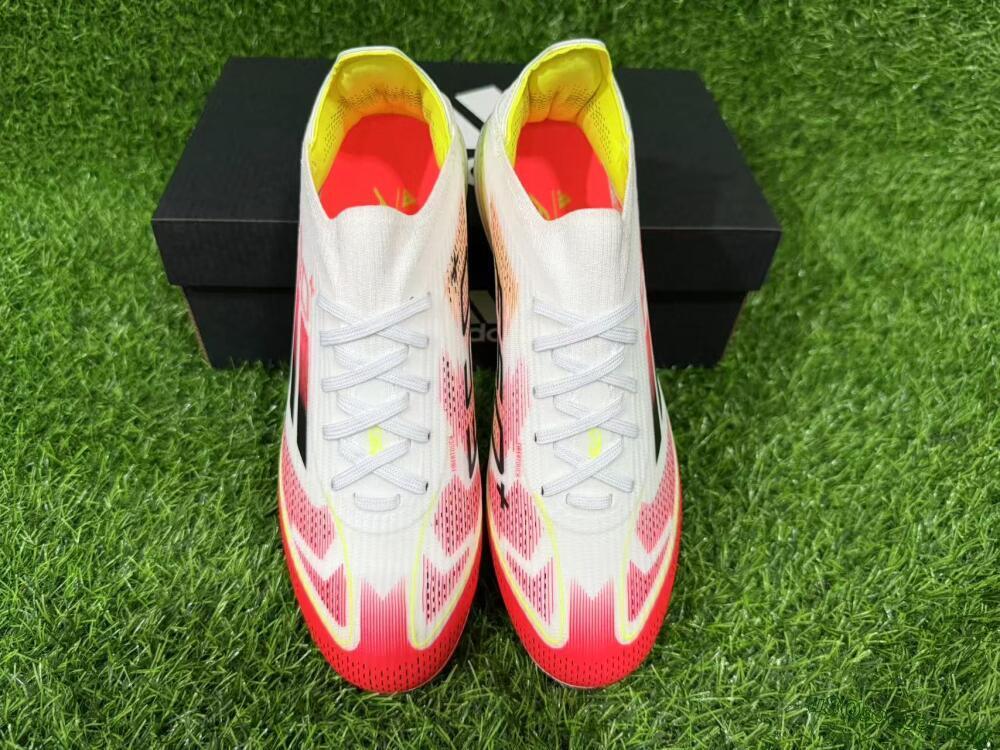 Adidas F50+ Lightstrike Pro FG Football Boots - White/Red/Black