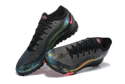 Nike Air Zoom Mercurial Vapor 16 Elite TF Football Shoes - Black/Silver/Red