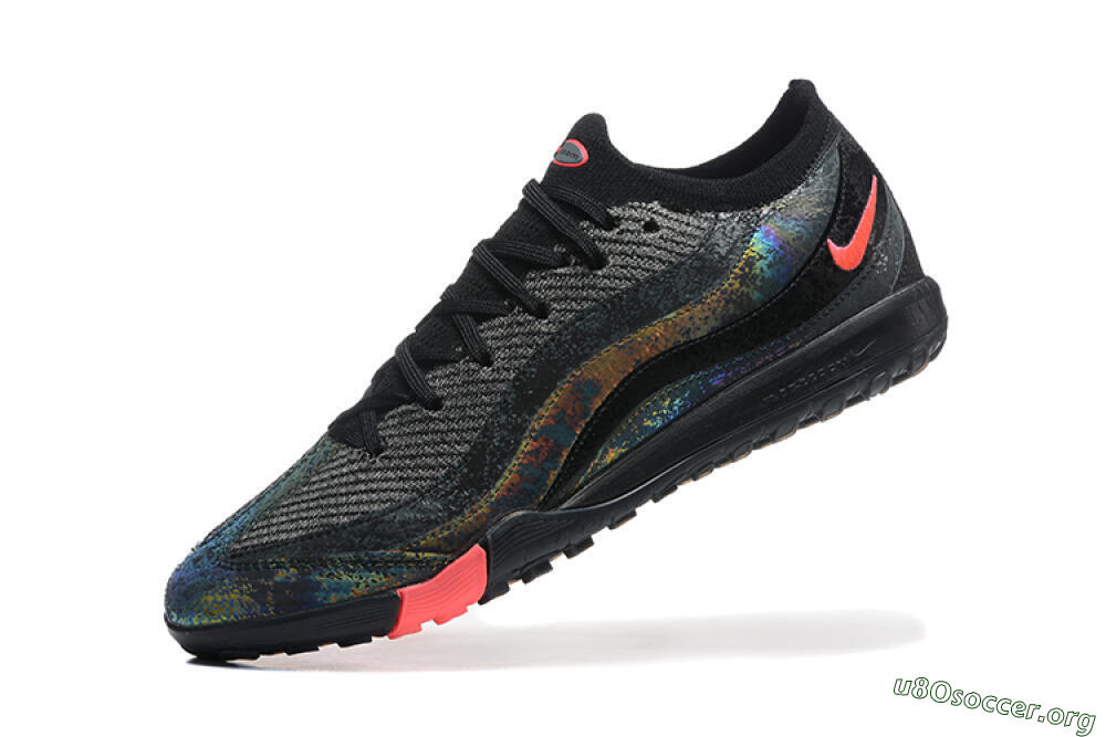 Nike Air Zoom Mercurial Vapor 16 Elite TF Football Shoes - Black/Silver/Red 8