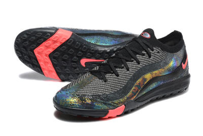 Nike Air Zoom Mercurial Vapor 16 Elite TF Football Shoes - Black/Silver/Red