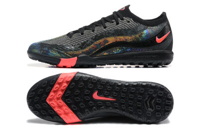 Nike Air Zoom Mercurial Vapor 16 Elite TF Football Shoes - Black/Silver/Red