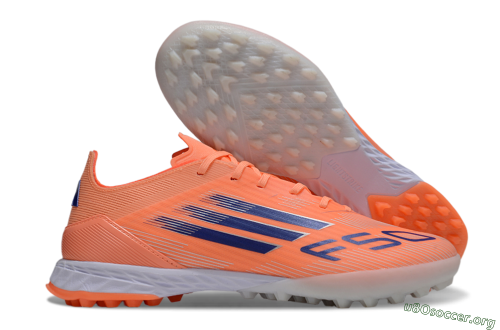 Adidas F50 Elite TF Football Shoes - Red/Blue/White 2