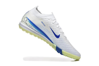 Nike Air Zoom Mercurial Vapor 16 Elite TF Football Shoes - White/Blue/Beige