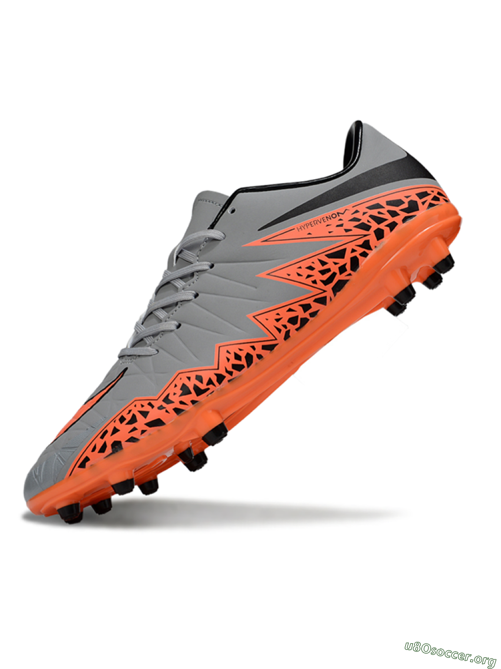Nike Hypervenom Phantom II FG Football Boots - Grey/Black/Orange 5