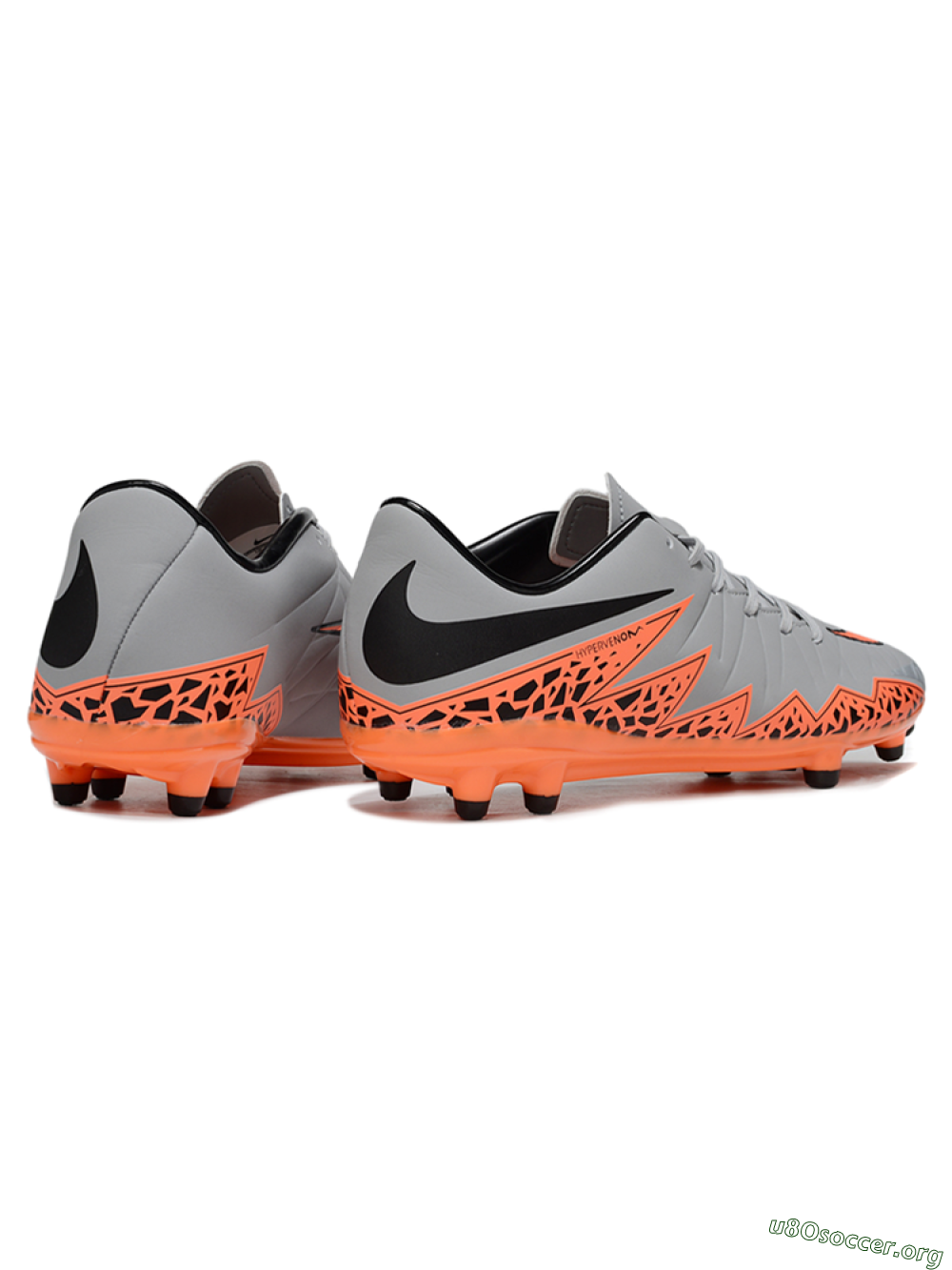 Nike Hypervenom Phantom II FG Football Boots - Grey/Black/Orange 6