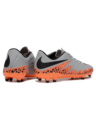 Nike Hypervenom Phantom II FG Football Boots - Grey/Black/Orange