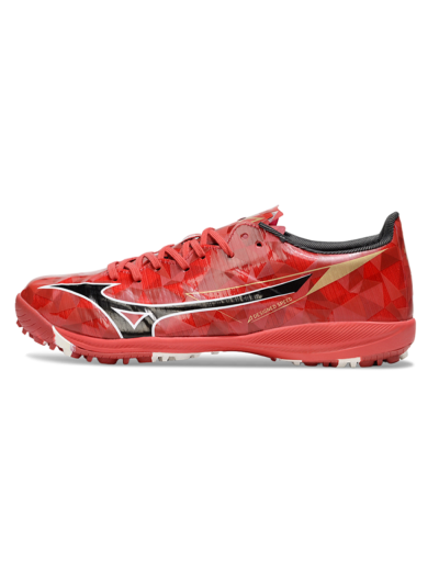 Mizuno Morelia Alpha Beta TF Football Shoes - Red/Black/White