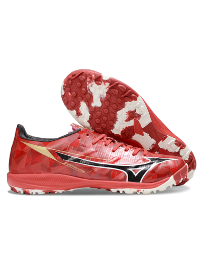 Mizuno Morelia Alpha Beta TF Football Shoes - Red/Black/White