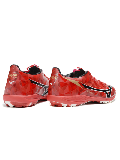 Mizuno Morelia Alpha Beta TF Football Shoes - Red/Black/White