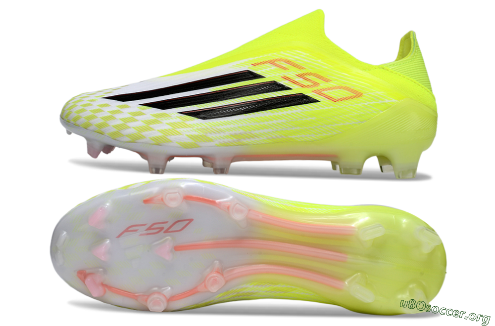 Adidas F50 Elite FG Football Boots - Yellow/White/Black 1