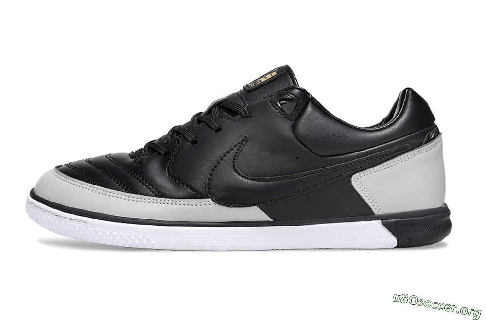 Nike Lunar Gato 2 IC Football Shoes - Black/Grey/White 3