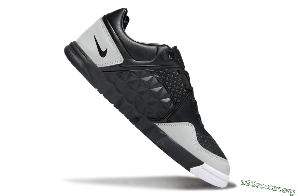Nike Lunar Gato 2 IC Football Shoes - Black/Grey/White 4