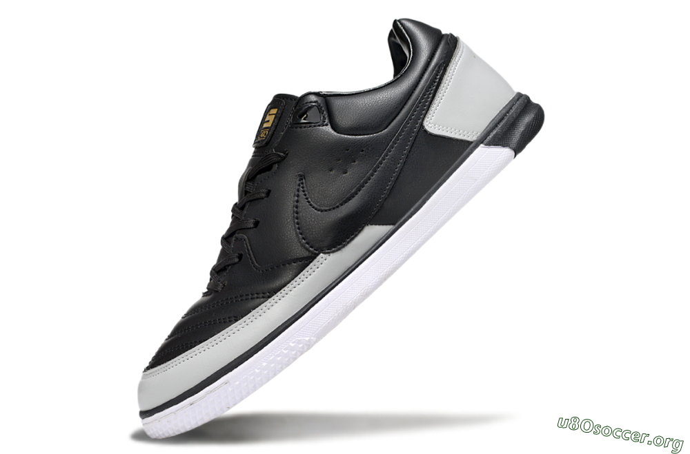 Nike Lunar Gato 2 IC Football Shoes - Black/Grey/White 5
