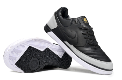 Nike Lunar Gato 2 IC Football Shoes - Black/Grey/White