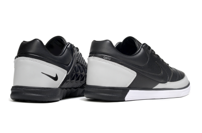 Nike Lunar Gato 2 IC Football Shoes - Black/Grey/White