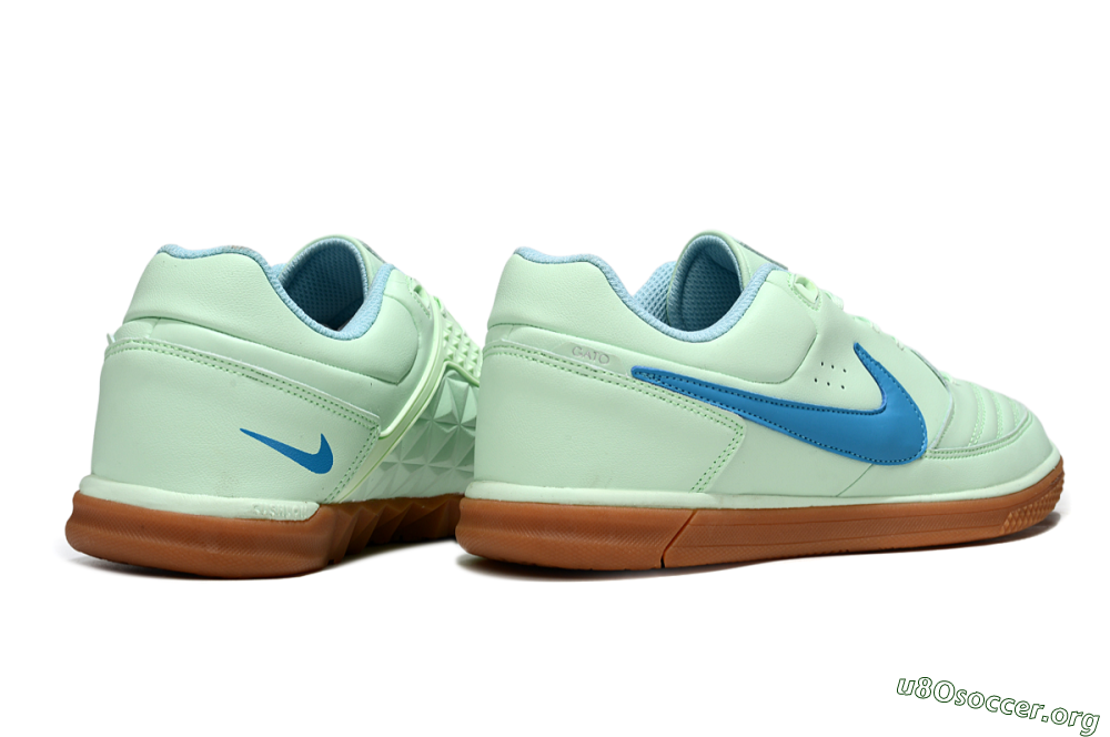 Nike Lunar Gato 2 IC Football Shoes - Jade/Blue/Brown 6