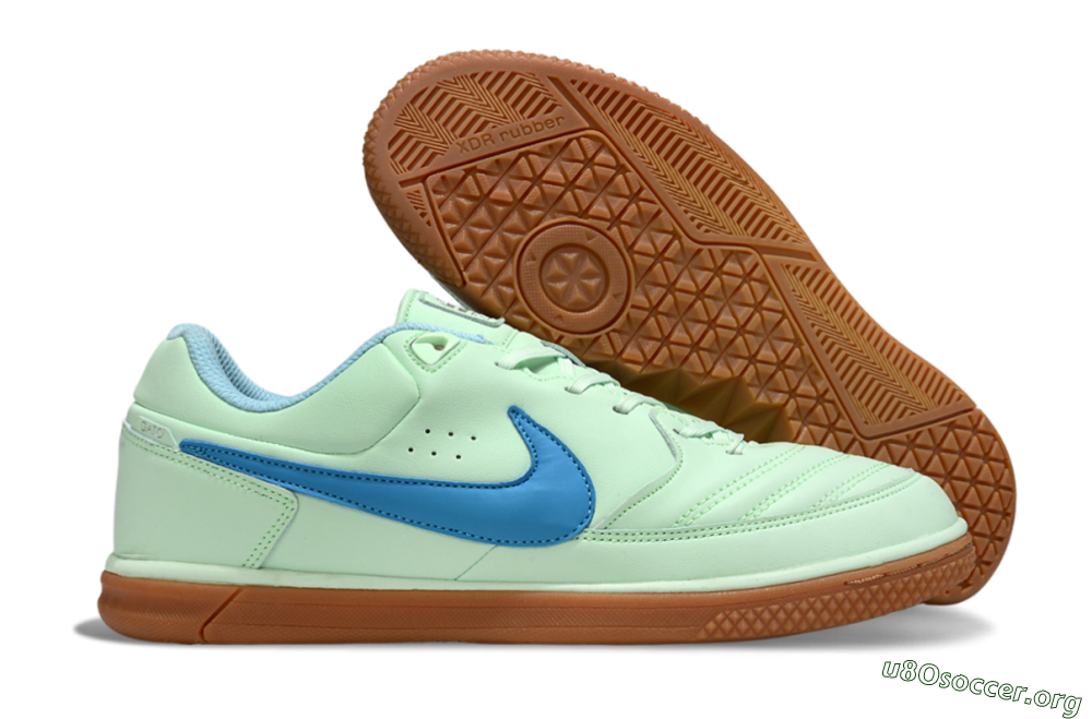 Nike Lunar Gato 2 IC Football Shoes - Jade/Blue/Brown 2