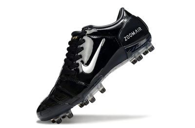 Nike Air Zoom Total 90 III FG Football Boots - Black/White