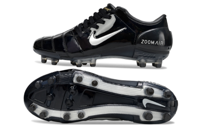 Nike Air Zoom Total 90 III FG Football Boots - Black/White