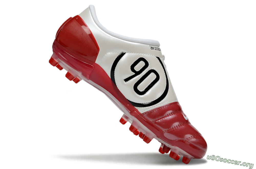 Nike Air Zoom Total 90 III FG Football Boots - Red/White 4