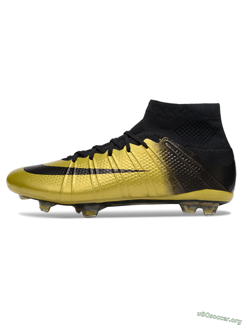 Nike Zoom Mercurial Superfly 4 Elite FG Football Boots - Gold/Black/White 3