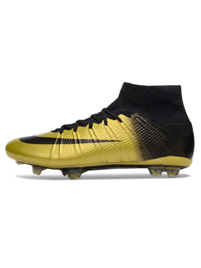 Nike Zoom Mercurial Superfly 4 Elite FG Football Boots - Gold/Black/White