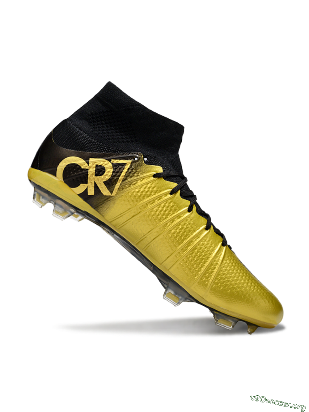 Nike Zoom Mercurial Superfly 4 Elite FG Football Boots - Gold/Black/White 4