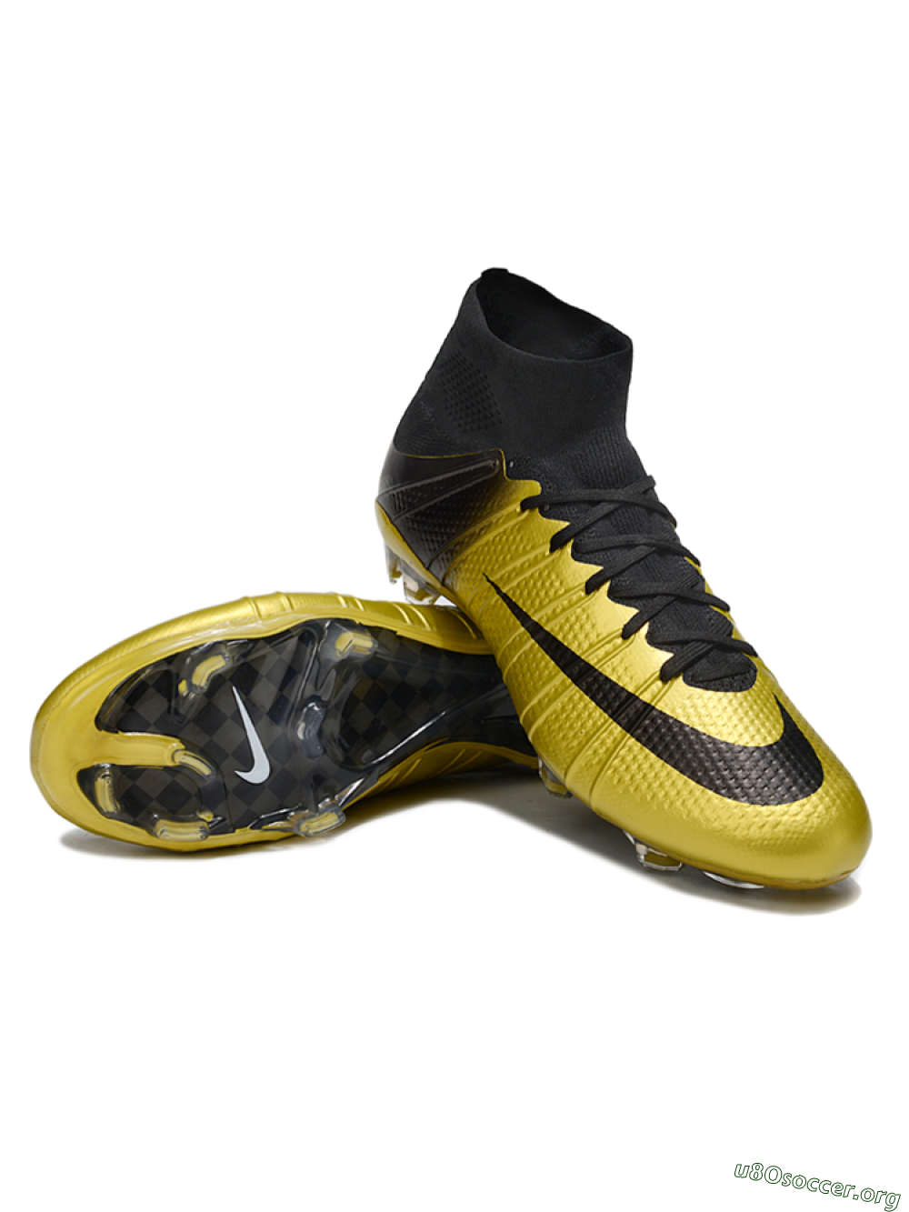 Nike Zoom Mercurial Superfly 4 Elite FG Football Boots - Gold/Black/White 0