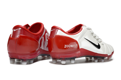 Nike Air Zoom Total 90 III FG Football Boots - Beige/Black/Red
