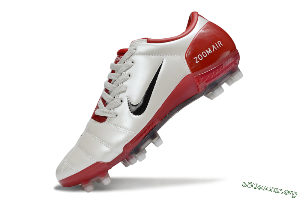 Nike Air Zoom Total 90 III FG Football Boots - Beige/Black/Red 5