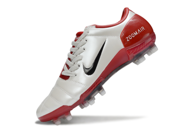 Nike Air Zoom Total 90 III FG Football Boots - Beige/Black/Red